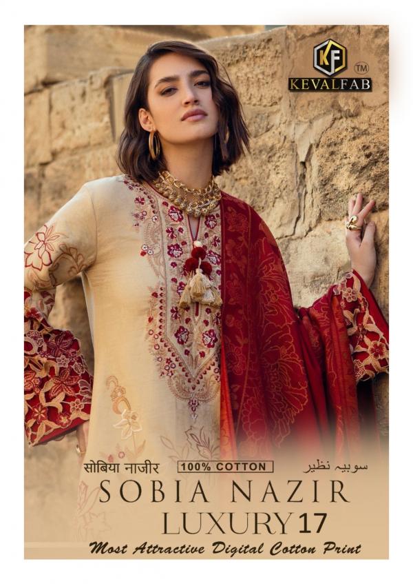 KevalFab Sobia Nazir Vol-17 – Karachi Dress Material